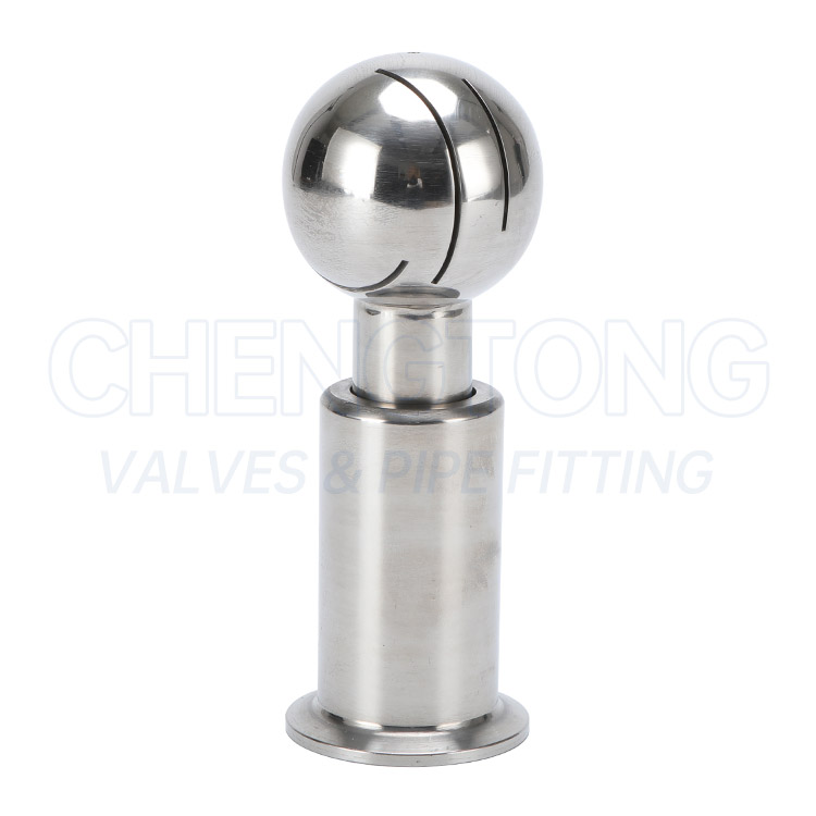 Quick installation rotating cleaning ball