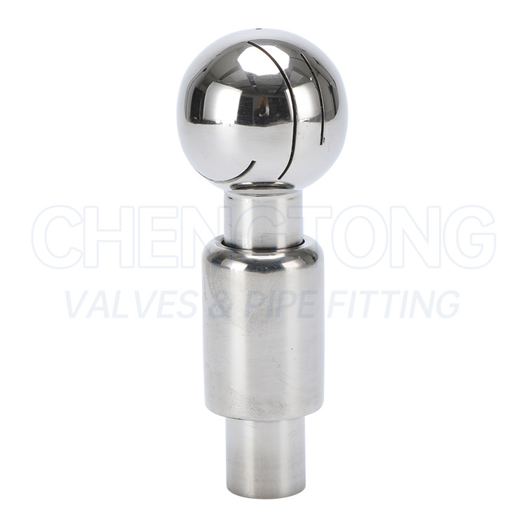 Welding rotating cleaning ball