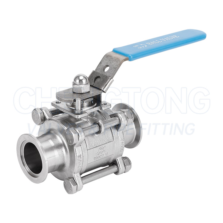 Vacuum straight through ball valve