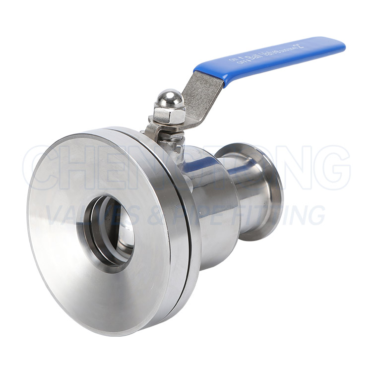 3PC Quick loading tank bottom ball valve