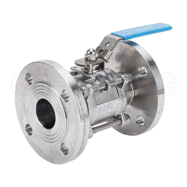 Full package 3PC flange ball valve