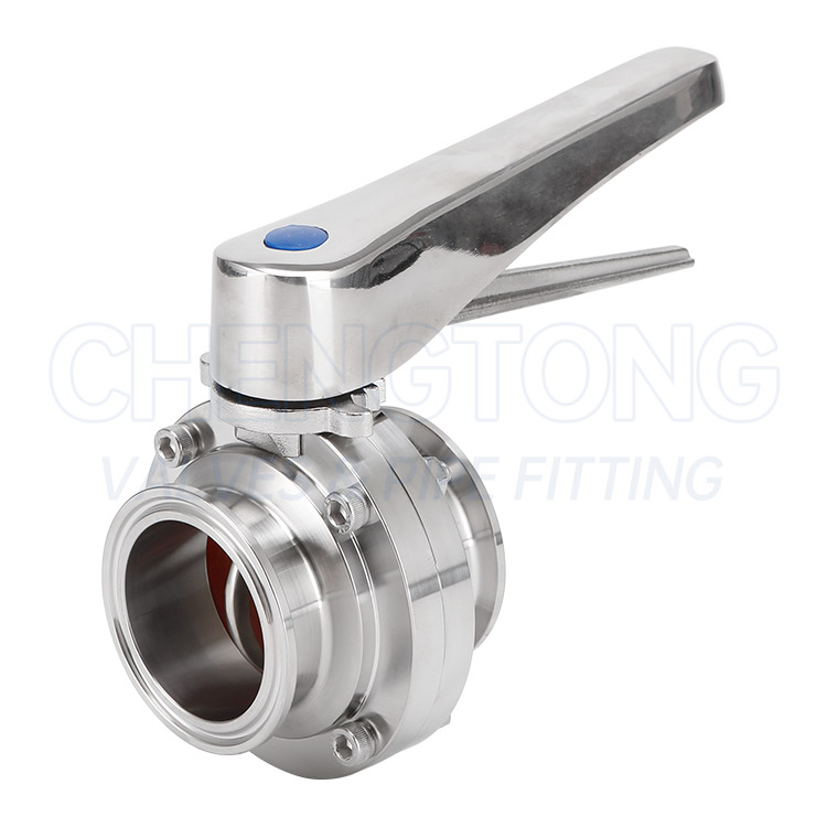 Stainless steel duckbill quick release butterfly valve