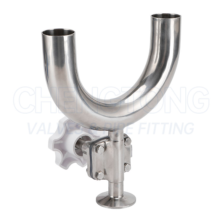 U-shaped diaphragm valve