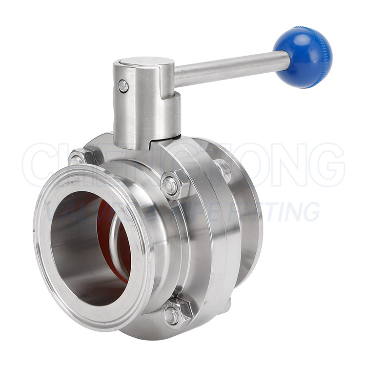 Quick installation butterfly valve