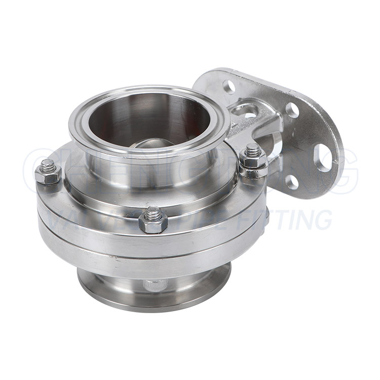 High platform quick installation butterfly valve