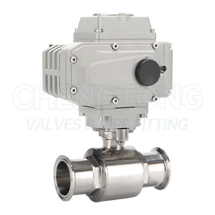 Electric quick connect ball valve