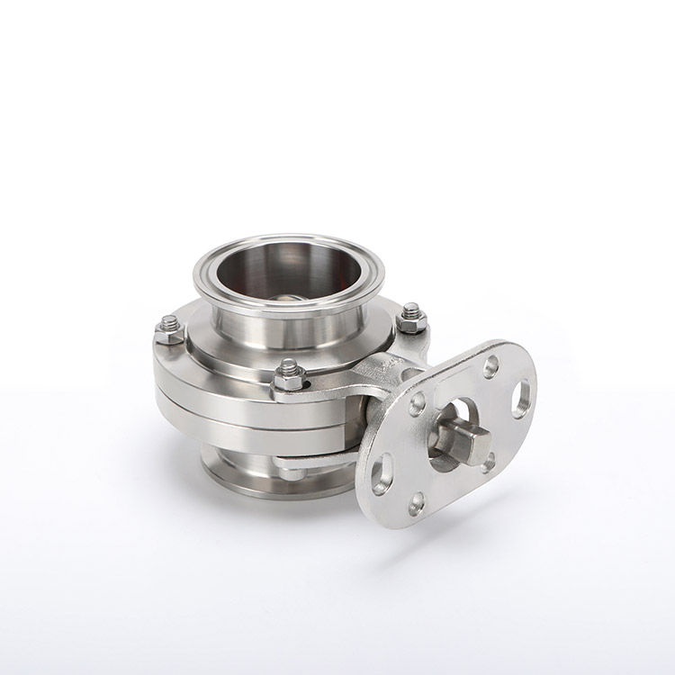 High platform quick installation butterfly valve