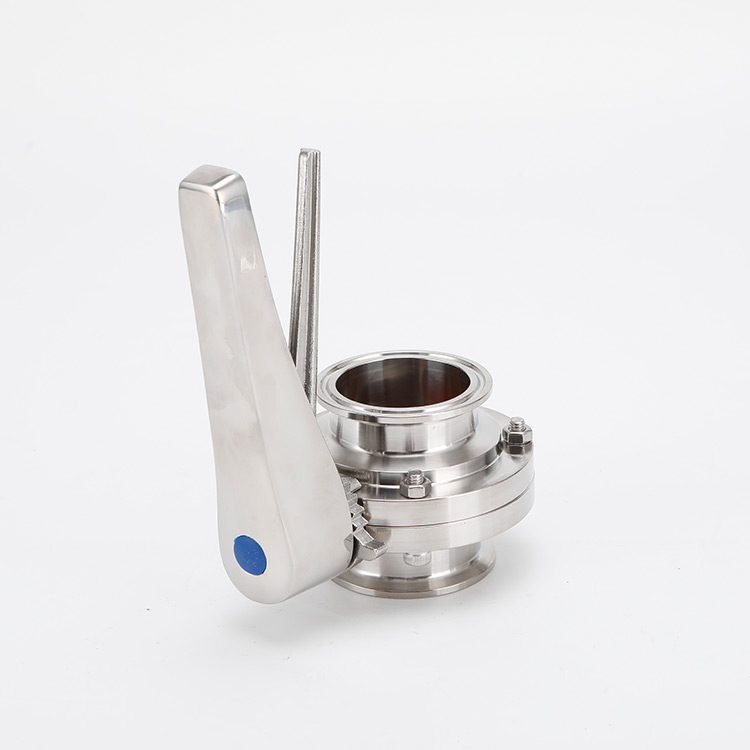 Stainless steel duckbill quick release butterfly valve
