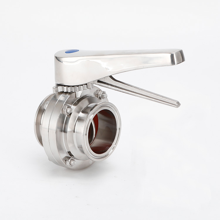 Stainless steel duckbill quick release butterfly valve
