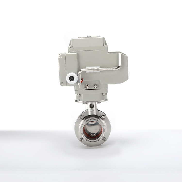 Electric quick installation butterfly valve