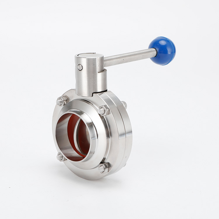 Welded butterfly valve