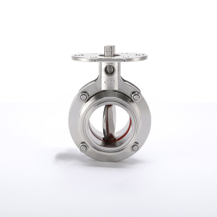 High platform quick installation butterfly valve
