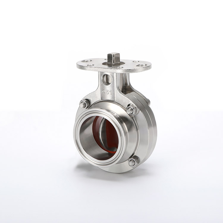 High platform quick installation butterfly valve