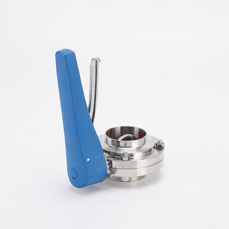 Duck billed welded butterfly valve