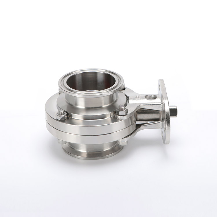 High platform quick installation butterfly valve