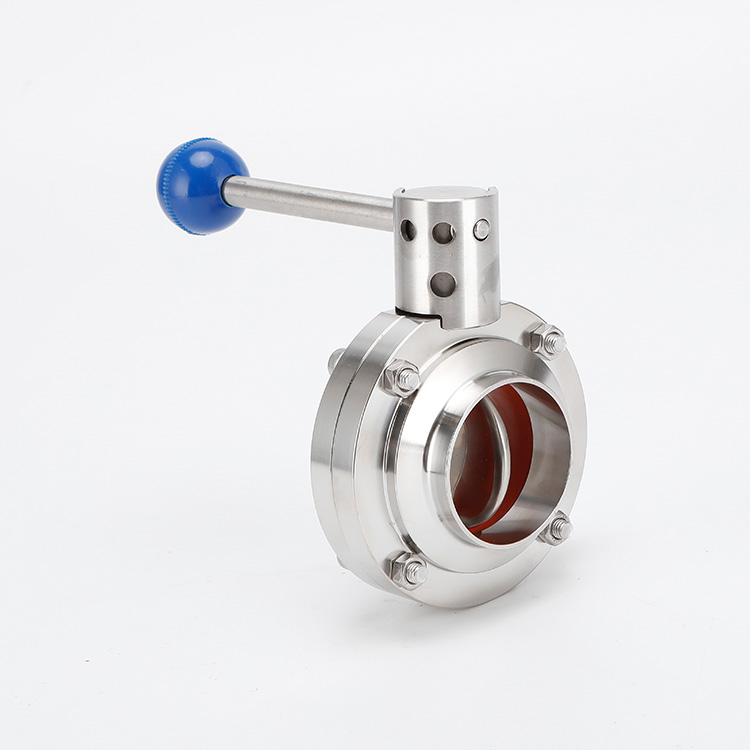 Welded butterfly valve