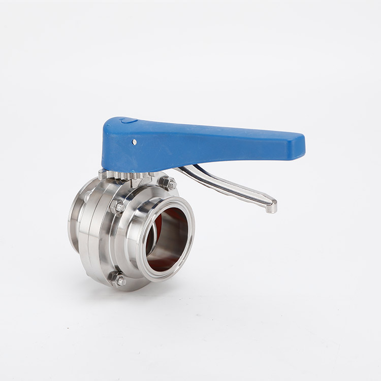 Duck billed quick release butterfly valve