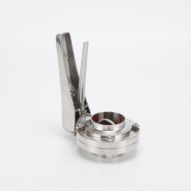 Stainless steel duckbill welded butterfly valve