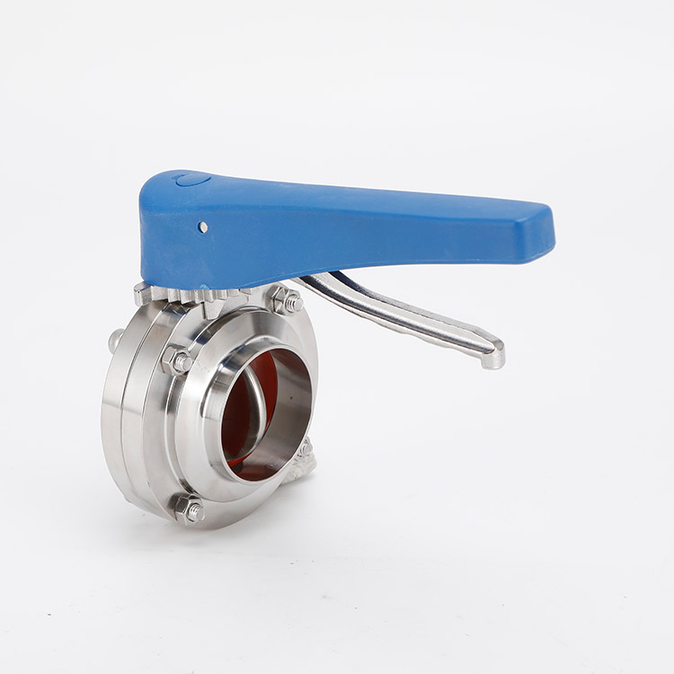 Duck billed welded butterfly valve
