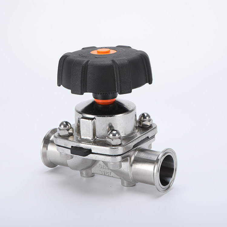 Quick pack sterile diaphragm valve