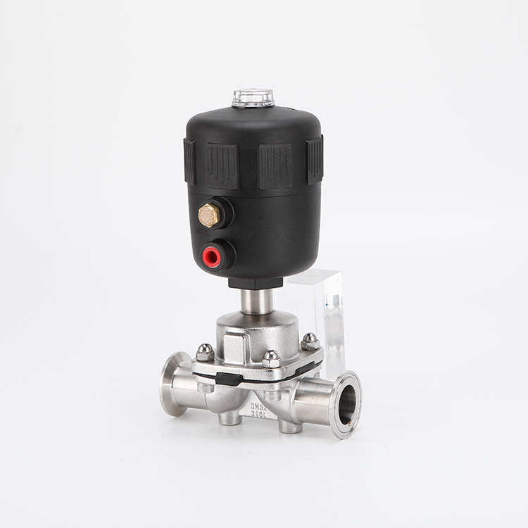Pneumatic cover type diaphragm valve