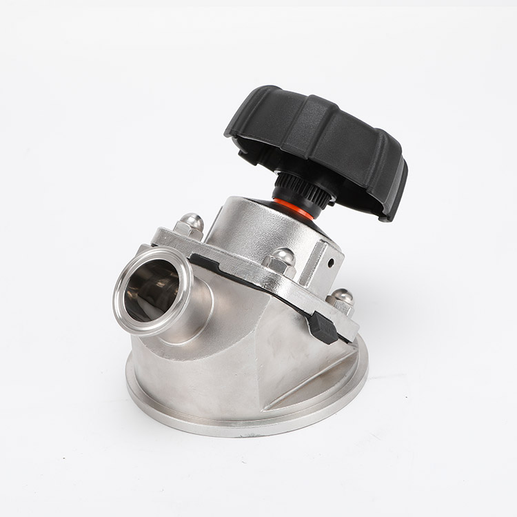 Bottom diaphragm valve