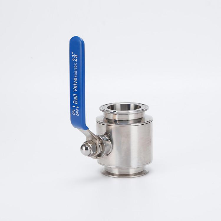 Short diameter quick installation ball valve