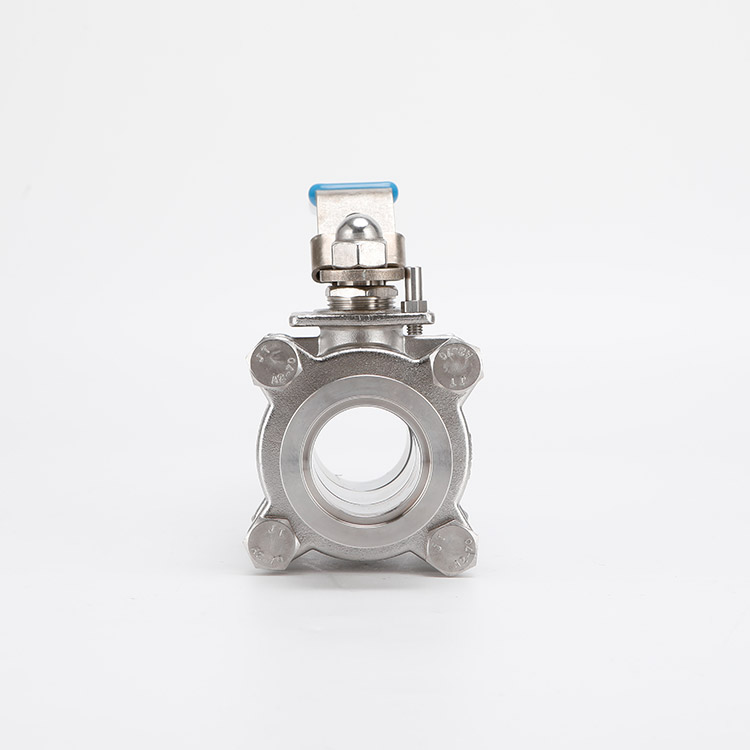 Vacuum straight through ball valve