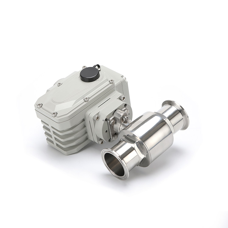 Electric quick connect ball valve