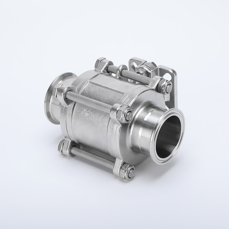 Full package high platform 3PC quick installation ball valve