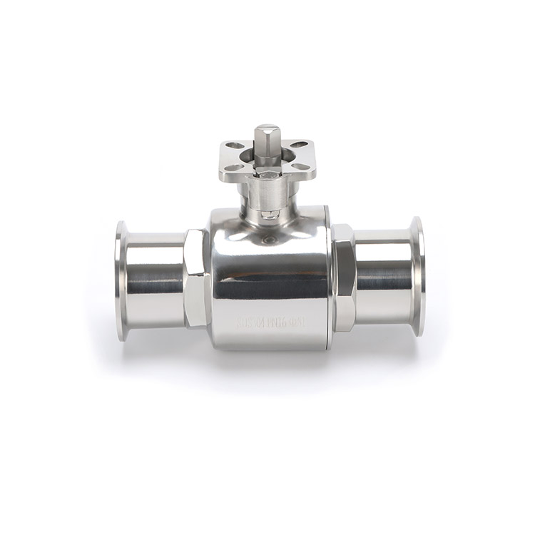 High platform quick installation straight through ball valve