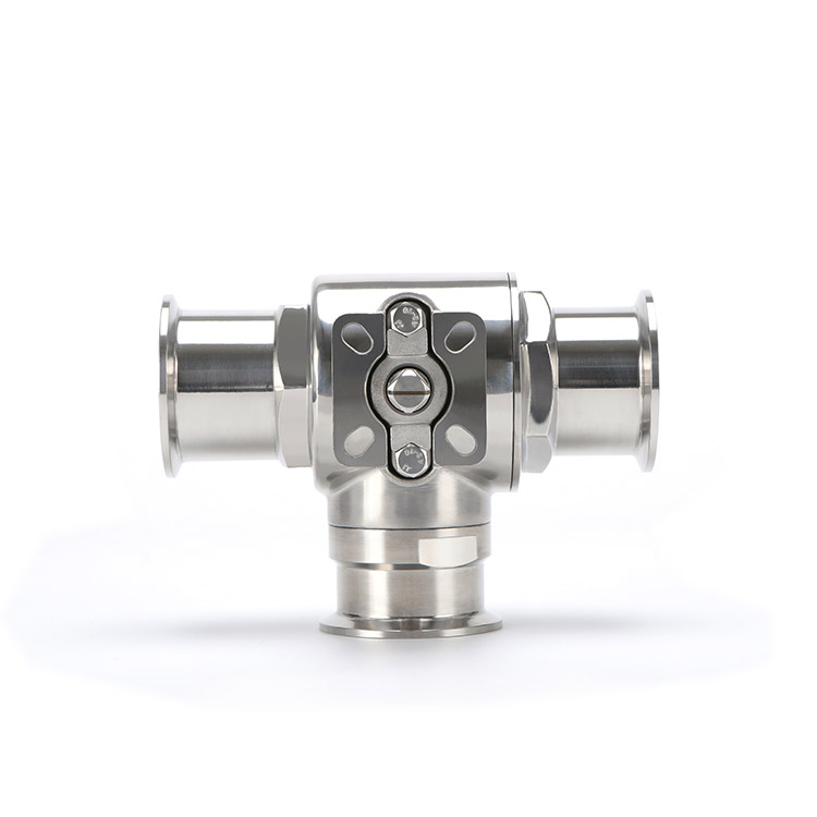 High platform quick installation three-way ball valve