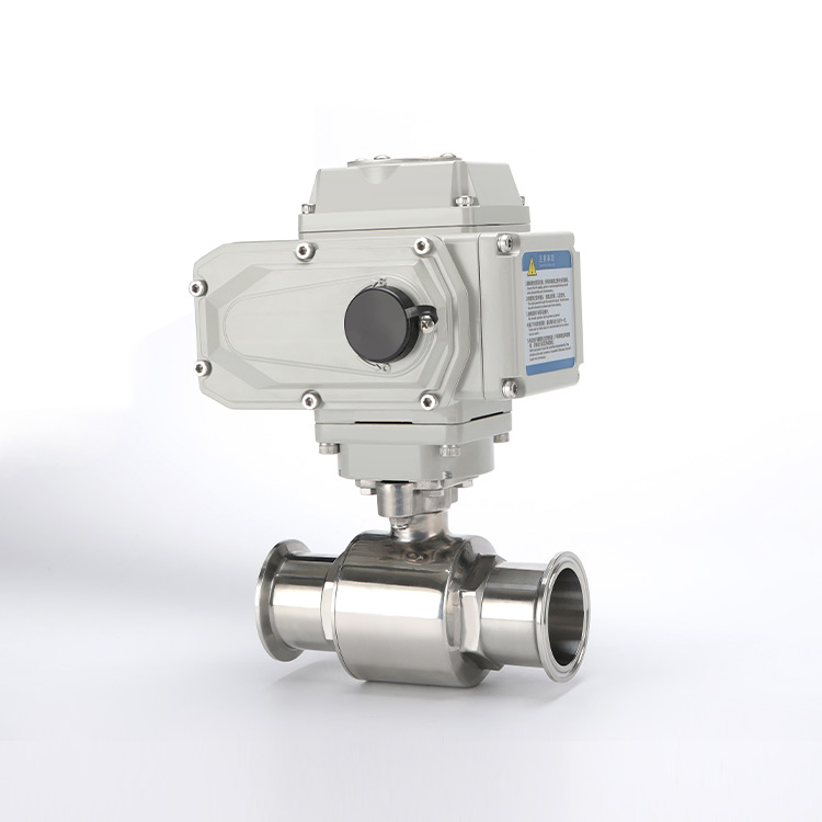 Electric quick connect ball valve