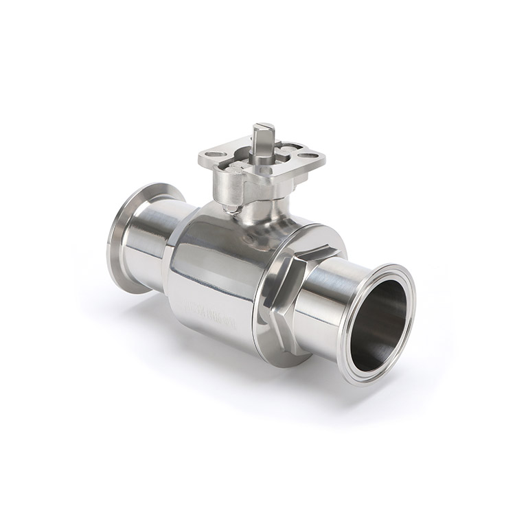 High platform quick installation straight through ball valve