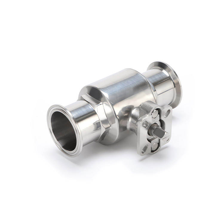 High platform quick installation straight through ball valve