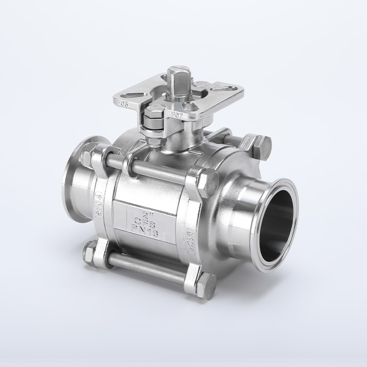 Full package high platform 3PC quick installation ball valve