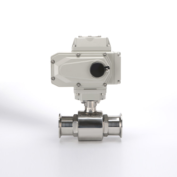 Electric quick connect ball valve