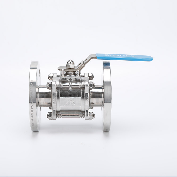 Full package 3PC flange ball valve
