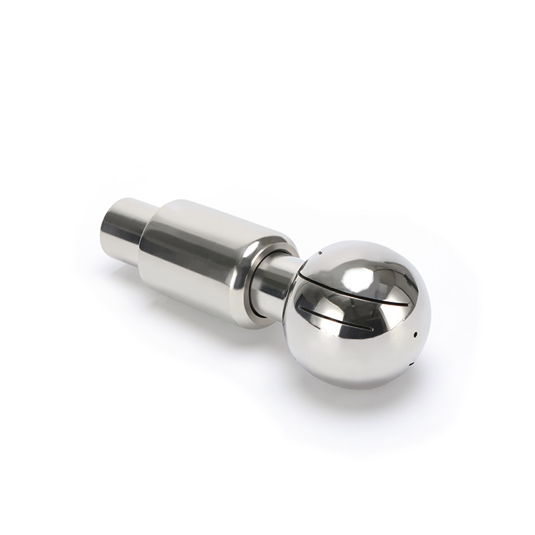Welding rotating cleaning ball
