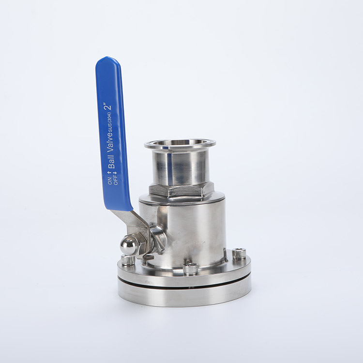 3PC Quick loading tank bottom ball valve