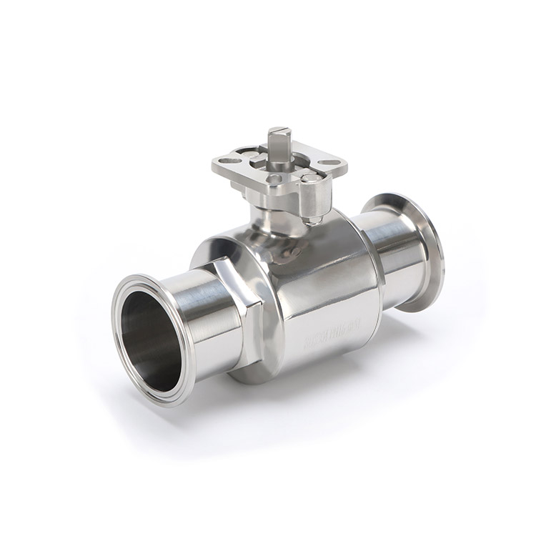 High platform quick installation straight through ball valve