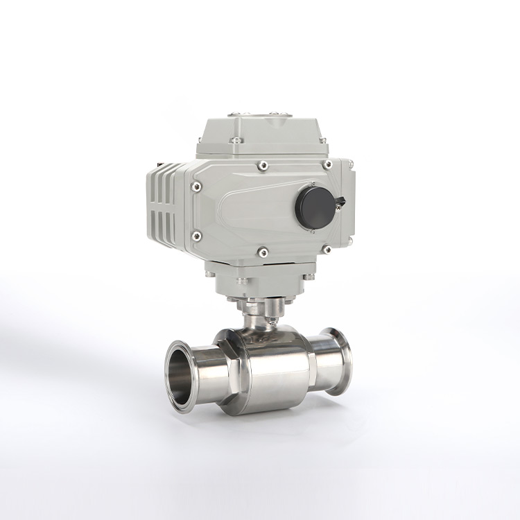 Electric quick connect ball valve