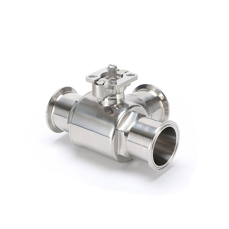 High platform quick installation three-way ball valve
