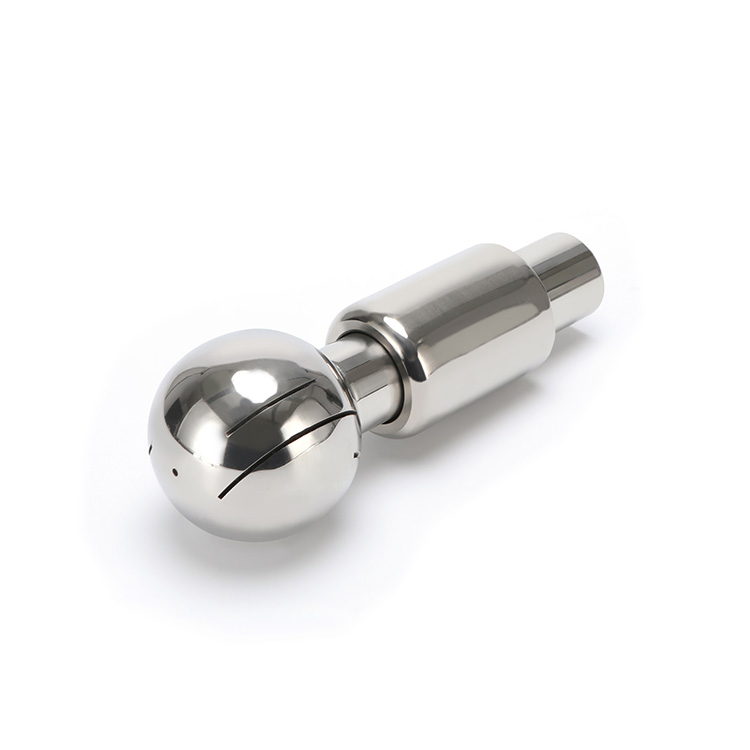 Welding rotating cleaning ball