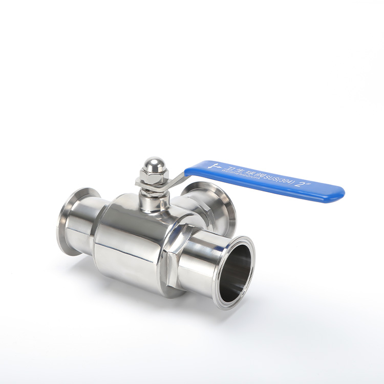 Manual quick installation three-way ball valve